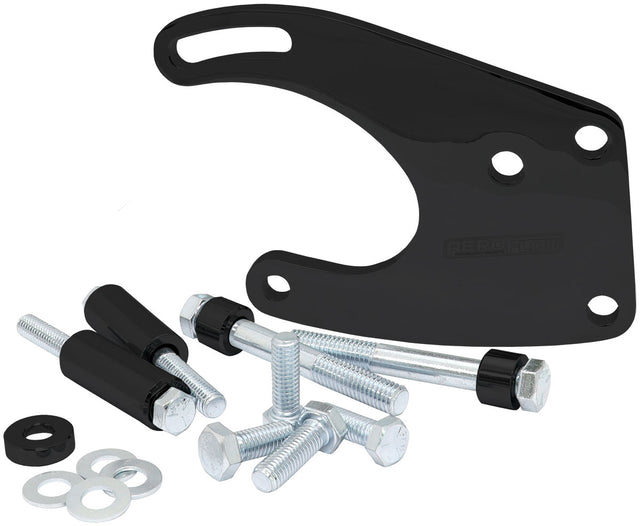 Ford Windsor Power Steering Ford Bracket Saginaw Pump Blac AF64-4013BLK - Aeroflow