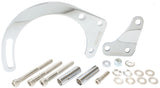 Low Mount Alt Bracket Chrome S/B Chev With Short Water Pump AF64-4015 - Aeroflow