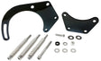 Low Mount Alt Bracket Black B/B Chev With Long Water Pump AF64-4016BLK - Aeroflow