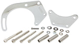 Low Mount Alt Bracket Chrome B/B Chev With Short Water Pump AF64-4017 - Aeroflow