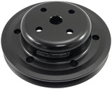 Black Water Pump V Pulley Holden V8 Hq-Wb AF64-4022BLK - Aeroflow