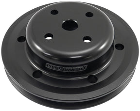 Black Water Pump V Pulley Holden V8 Hq-Wb AF64-4022BLK - Aeroflow