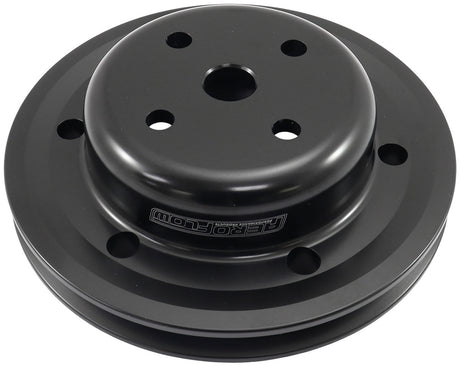 Black Water Pump V Pulley Holden V8 Hq-Wb AF64-4022BLK - Aeroflow