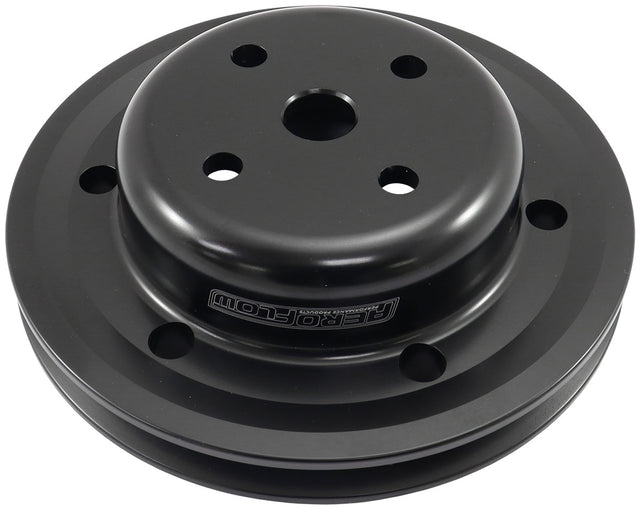 Black Water Pump V Pulley Holden V8 Hq-Wb AF64-4022BLK - Aeroflow