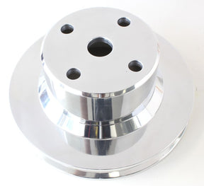 Holden V8 Water Pump V Pulley Suit Vn-On Jumbo Pump Polished AF64-4024 - Aeroflow
