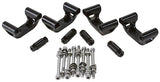 Chev LS1 / LS6 Coil Mounts Billet Relocation Brackets AF64-4032BLK - Aeroflow