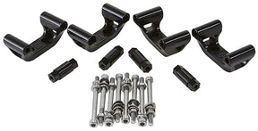 Chev LS1 / LS6 Coil Mounts Billet Relocation Brackets AF64-4032BLK - Aeroflow