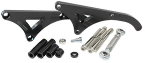 Holden V8 Drivers Side Alternabracket Mid Mount Billet Brack AF64-4033BLK - Aeroflow