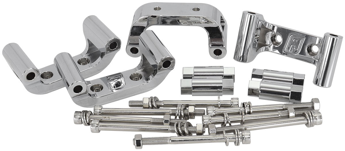 Chev LS2 /LS3 /LS7 Coil Mountsbillet Relocation Brackets AF64-4034 - Aeroflow