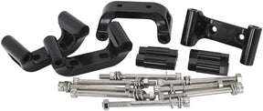 Chev LS2 /LS3 /LS7 Coil Mountsbillet Relocation Brackets AF64-4034BLK - Aeroflow