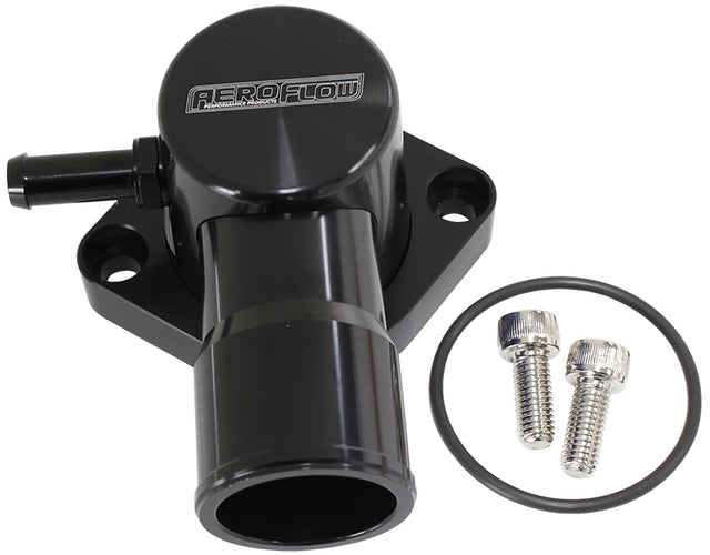 Billet Thermostat Housing Black Ford Falcon El Ef BA BF FG Swibarra - AF64-4036 Blk AF64-4036BLK - Aeroflow