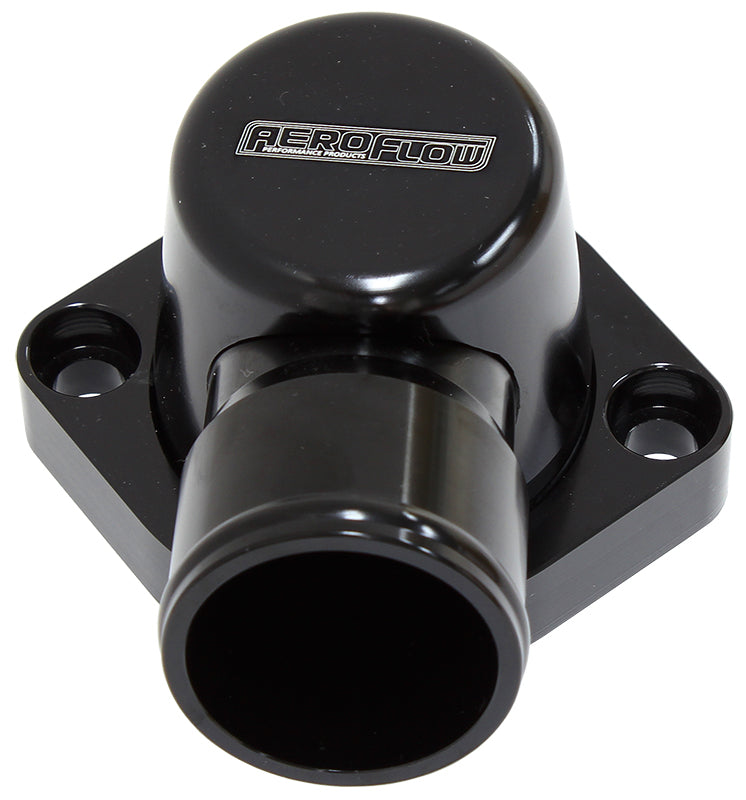 Billet Thermostat Housing Black Ford 429 460 Swivel 90 Deg BBF - AF64-4037 Blk AF64-4037BLK - Aeroflow