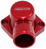 Billet Thermostat Housing Red Ford 429 460 Swivel 90 Deg BBF AF64-4037R - Aeroflow