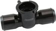 Remote Radiator Hose Filler 1-1/4-20 Thread 42mm Cap Barb AF64-4039BLK - Aeroflow