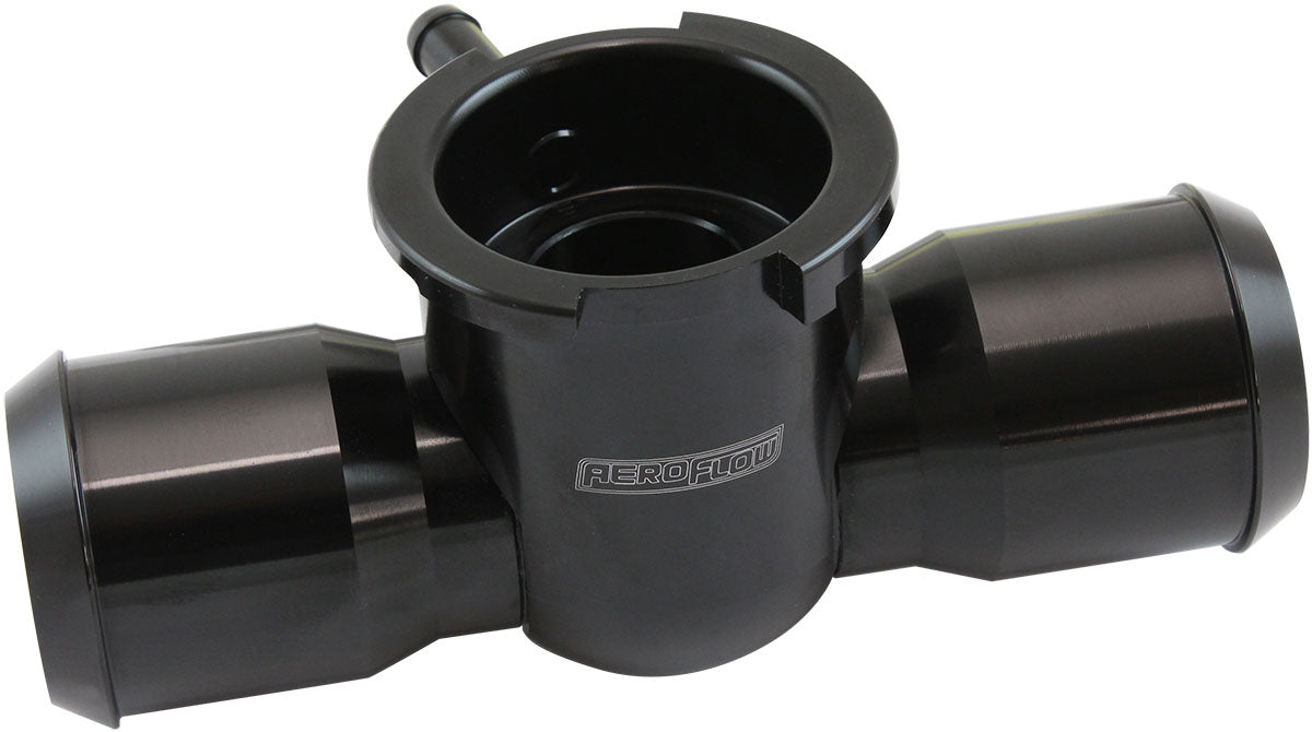 Remote Radiator Hose Filler 1-1/4-20 Thread 42mm Cap Barb AF64-4039BLK - Aeroflow