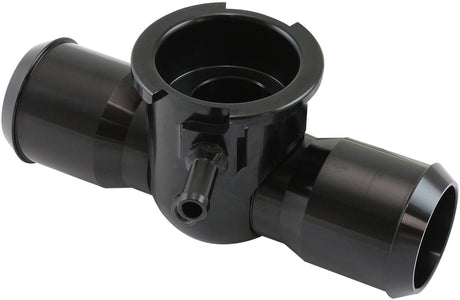 Remote Radiator Hose Filler 1-1/4-20 Thread 42mm Cap Barb AF64-4039BLK - Aeroflow