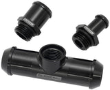 Ford Barra BA BF FG XR6 Heaterhose T Piece Falcon Black AF64-4041BLK - Aeroflow