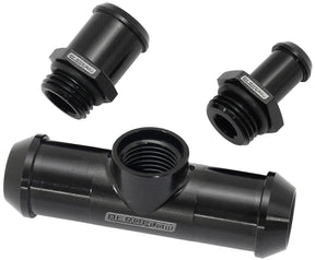 Ford Barra BA BF FG XR6 Heaterhose T Piece Falcon Black AF64-4041BLK - Aeroflow