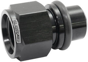 Ford Barra Thermostat -8ORB Press In Adapter Fitting Heateturbo - AF64-4042 Blk AF64-4043BLK - Aeroflow