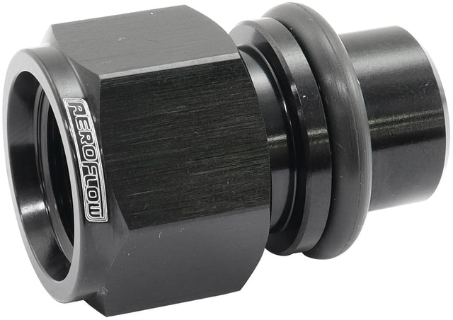 Ford Barra Thermostat -8ORB Press In Adapter Fitting Heateturbo - AF64-4042 Blk AF64-4043BLK - Aeroflow