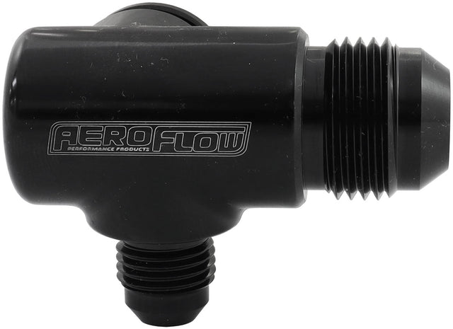 Ford Barra Thermostat Water Pump Press In Tee -10 -6 Housing - AF64-4046 Blk AF64-4046BLK - Aeroflow