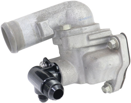 Ford Barra Thermostat Water Pump Press In Tee -10 -6 Housing - AF64-4046 Blk AF64-4046BLK - Aeroflow