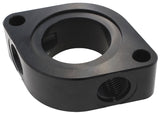 Chev Water Neck Spacer With 2 x -8ORB Aux Port AF64-4051BLK - Aeroflow