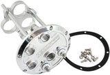 Low Profile Triple Pump Hangerfuel 450 525lph Polished Bille AF64-4056 - Aeroflow