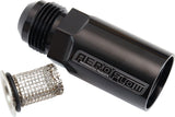Dry Sump Scavenge Oil Filter Straight -12AN Male Female AF64-4099BLK - Aeroflow