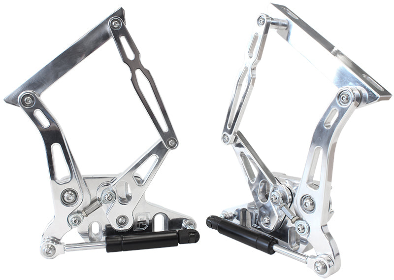Billet Bonnet Hinge Kit Polishxr - Xy Ford Falcon AF64-4105 - Aeroflow