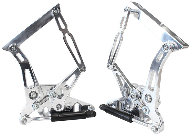 Billet Bonnet Hinge Kit Polishxr - Xy Ford Falcon AF64-4105 - Aeroflow