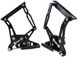 Billet Bonnet Hinge Kit Black XR Xy Ford Falcon Shiny Black AF64-4105BLK - Aeroflow