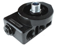 Remote Filter Head & Thermosta -10ORB x4, 1/8" Port 71 Deg Open AF64-4112 - Aeroflow