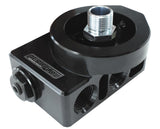 Remote Filter Head & Thermosta -10ORB x4, 1/8" Port 71 Deg Open AF64-4112 - Aeroflow