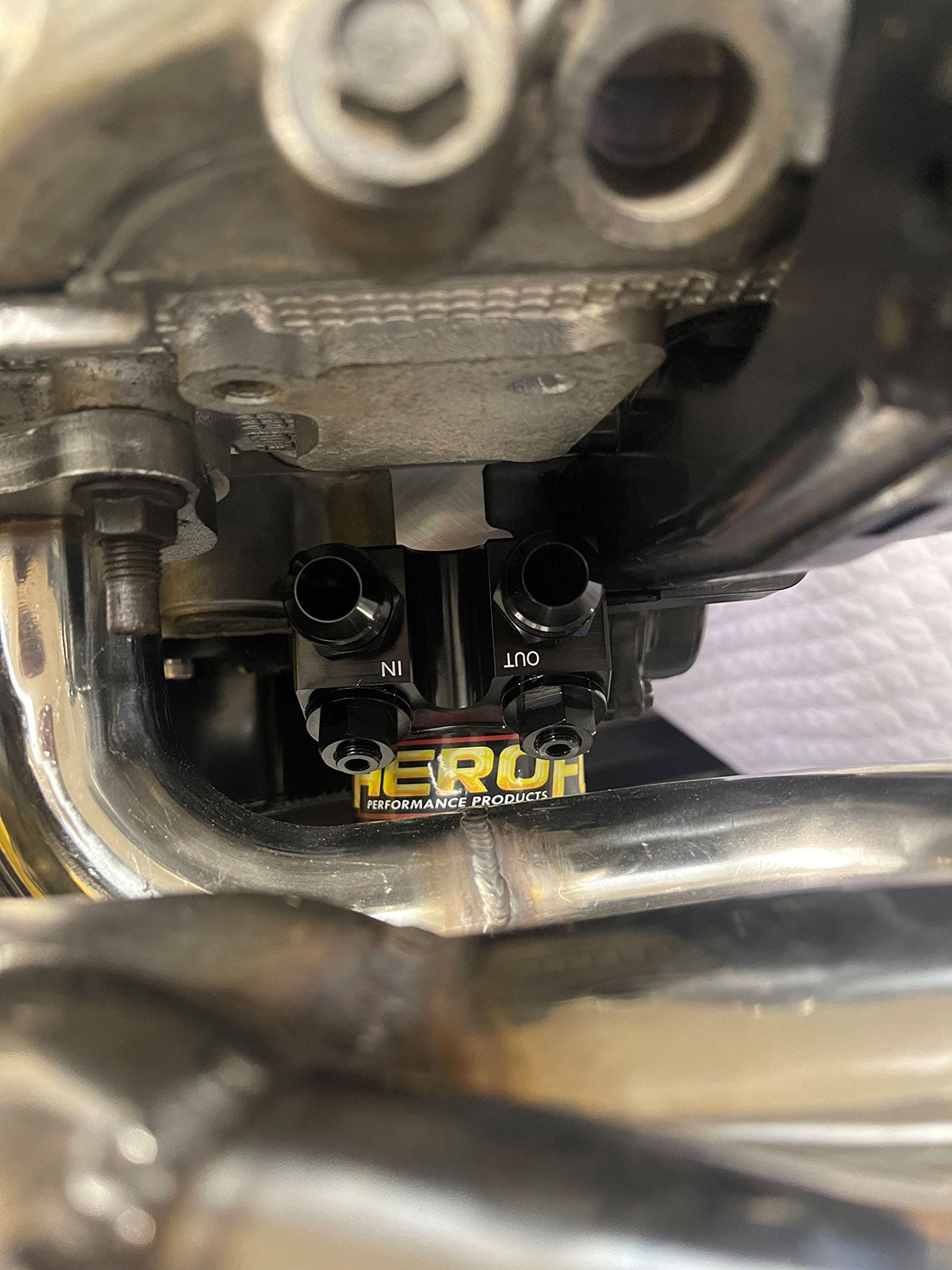 Subaru Sandwich & Theromstat 02-14 Wrx 04/22 Sti Dual Port AF64-4114 - Aeroflow