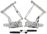 Billet Bonnet Hinge Kit Polishlc - Lj - Holden Torana AF64-4128 - Aeroflow