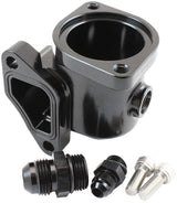 Ford BA BF FG Falcon Lower Thermostat Housing Barra 6 Cyl - AF64-4136 Blk AF64-4136BLK - Aeroflow