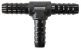 Aluminium T Piece 8mm / 5/16" Black Tee Vacuum Silicone Hose AF64-4204BLK - Aeroflow