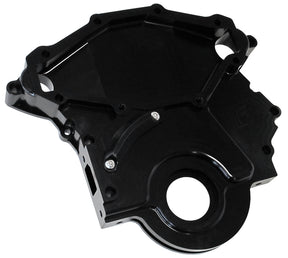 Holden 304 308 Billet Timing Cover Accepts Mech Fuel Pump AF64-4358BLK - Aeroflow