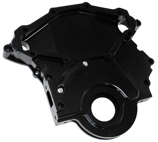 Holden 304 308 Billet Timing Cover Accepts Mech Fuel Pump AF64-4358BLK - Aeroflow