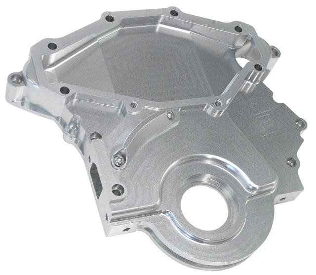 Holden 304 308 Billet Timing Cover Accepts Mech Fuel Pump AF64-4358S - Aeroflow