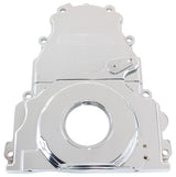 Holden / Chev LS Billet 2 Piece Timing Cover Chrome AF64-4361C - Aeroflow