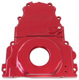 Holden / Chev LS Billet 2 Piece Timing Cover Red AF64-4361R - Aeroflow