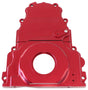 Holden / Chev LS Billet 2 Piece Timing Cover Red AF64-4361R - Aeroflow