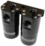 Dual Catch Can -10ORB Air / Oil Separator Diesel AF64-4364BLK - Aeroflow
