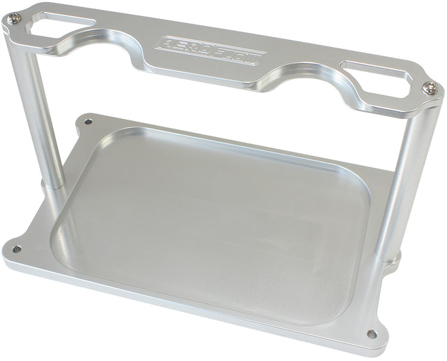 Battery Hold Down Tray Polished Billet Optima AF64-4366 - Aeroflow