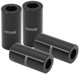 Billet Bolt Spacers M6 Black 25mm (1") Long Pack Of 4 AF64-4379BLK - Aeroflow