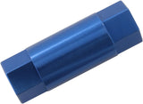 M6 Female Hex Spacer Blue 1 Per Pack 40mm Length AF64-4385 - Aeroflow