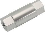 M6 Female Hex Spacer Silver 1 Per Pack 40mm Length AF64-4385S - Aeroflow