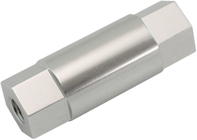 M6 Female Hex Spacer Silver 1 Per Pack 40mm Length AF64-4385S - Aeroflow